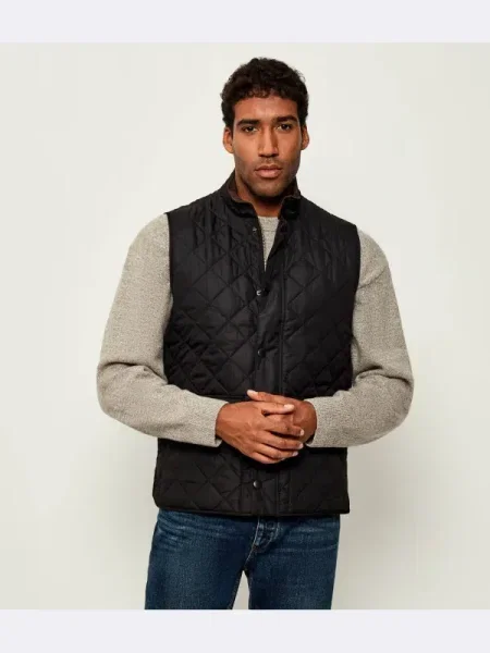 Barbour Vestă negru