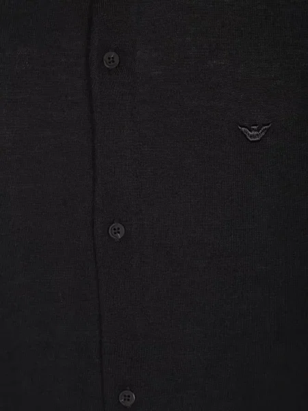Риза Emporio Armani бродирана черно