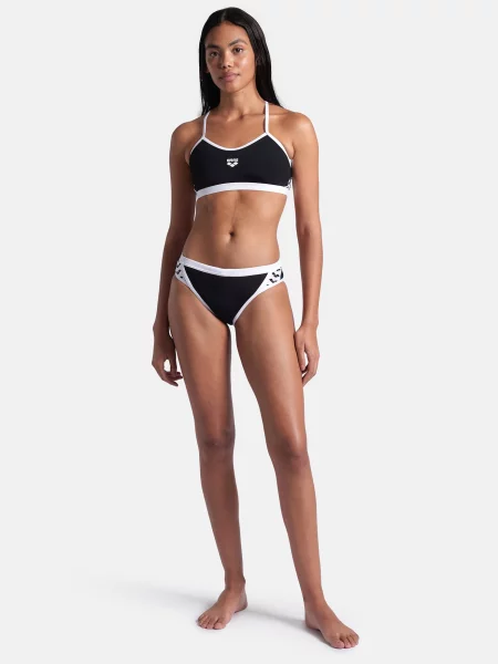 ARENA Športne bikini ICONS črna bela