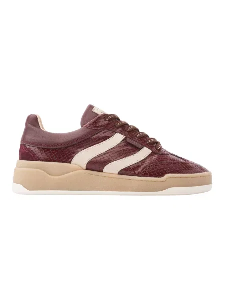 Sneakersy Via Vai skórzane czerwone