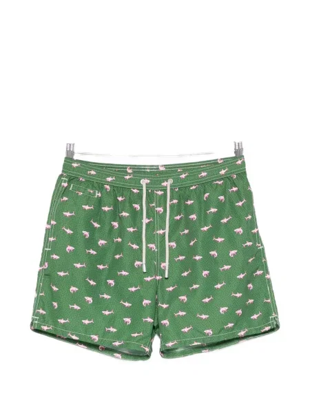 Slip de baie Mc2 Saint Barth cu imagine verde