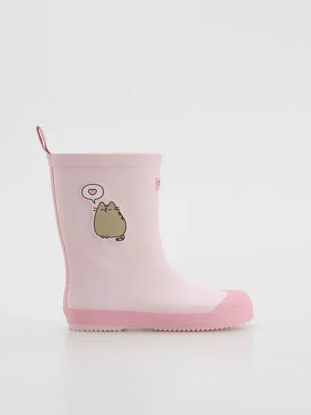 Reserved Holínky Pusheen pastelově růžová