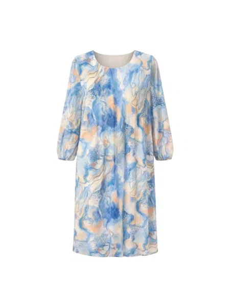 Sukienka midi 2-biz niebieska