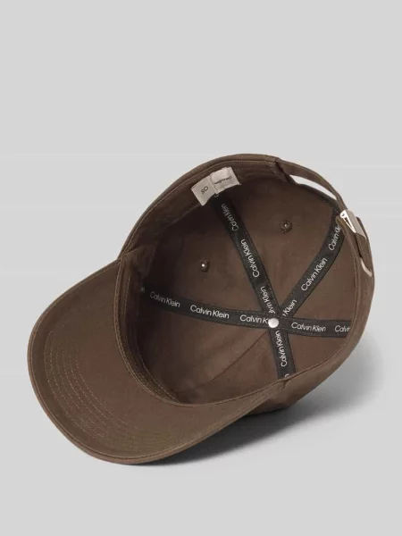 Calvin Klein Czapka z daszkiem Monogram Embroidery Baseball Cap brązowy