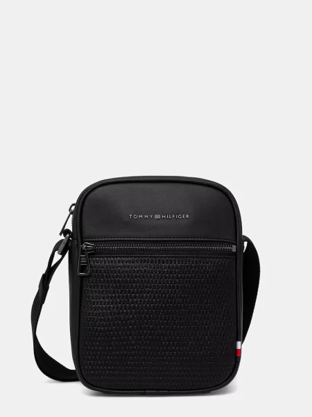 TOMMY HILFIGER Taška cez rameno čierna