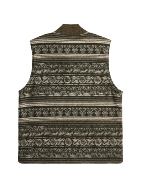 Αναστρεπτός γιλέκο Ralph Lauren Rrl houndstooth ζακάρ πράσινο