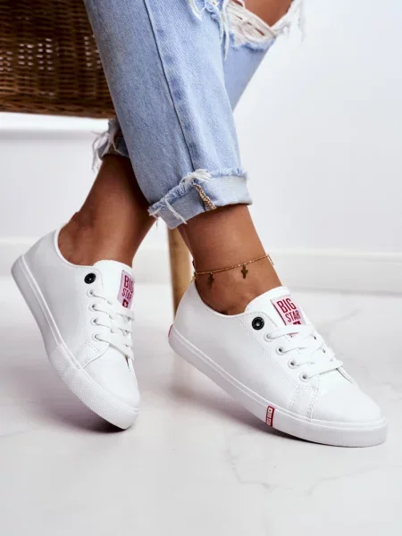 Teniși Big Star Shoes clasici alb