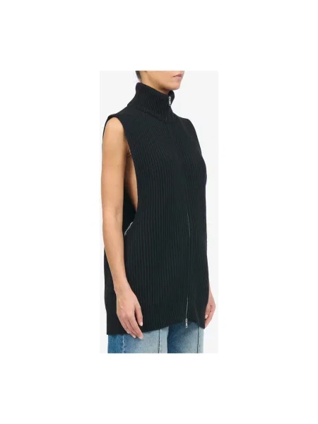 Kamizelka Mm6 Maison Margiela wełniana czarna