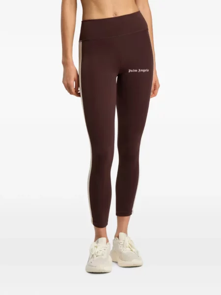 Leggings Palm Angels cu imagine maro