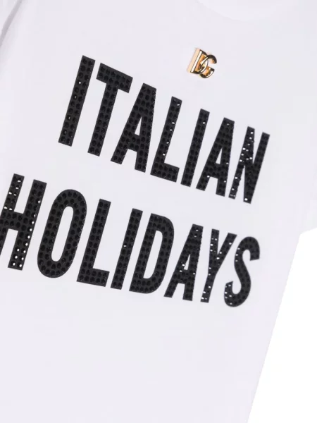 Tricou copii Dolce & Gabbana alb