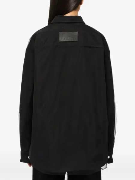 Cămașă Msgm lungă negru