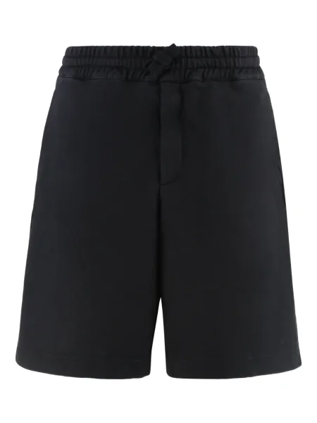 Pantaloni scurți Alexander Mcqueen cu broderie negru