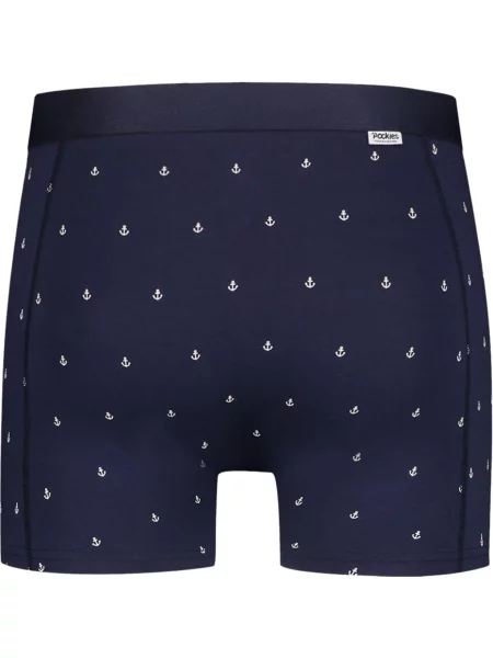 Pockies Boxerky tmavomodrá / šedobiela