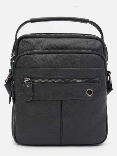 Borsa Leather Мессенджер Шкіра чорний
