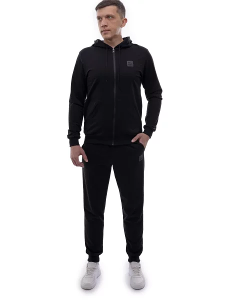 Спортивний костюм STREAM віскоза/поліестер чорний