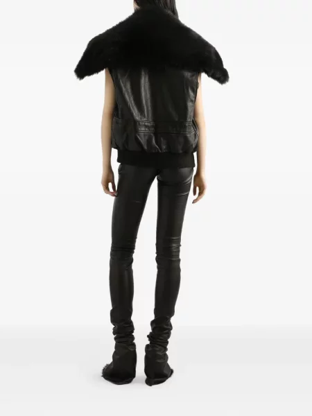Vestă Dolce & Gabbana din piele negru