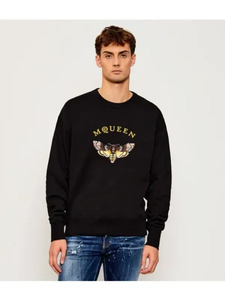 Alexander McQueen Hanorac | Relaxed fit negru