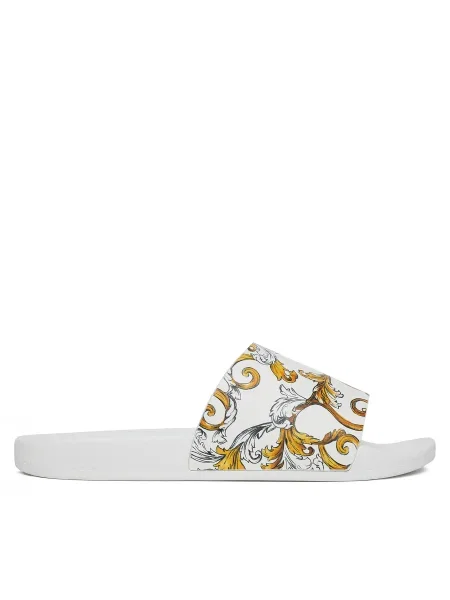Papuci Versace Jeans Couture alb