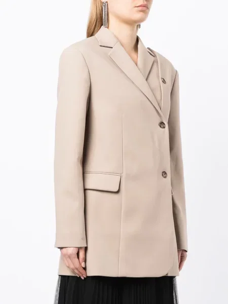 Marynarka Rokh asymetryczna brązowa