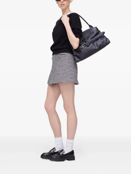 Fusta mini Marc Jacobs din tweed negru