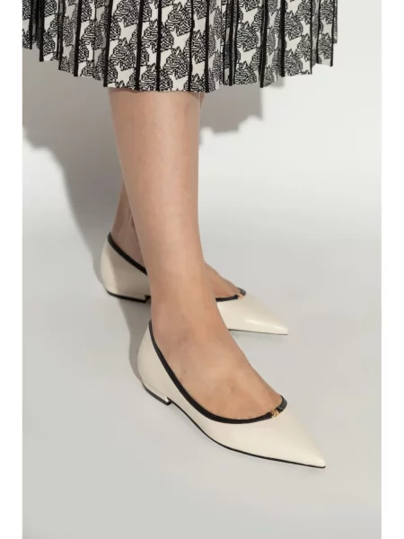 Balerini Tory Burch alb