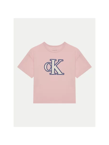 Calvin Klein Jeans Majica Boxy Fit roza