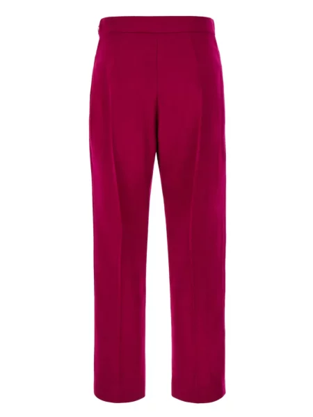 Cropp pantaloni Fendi de lână roșu
