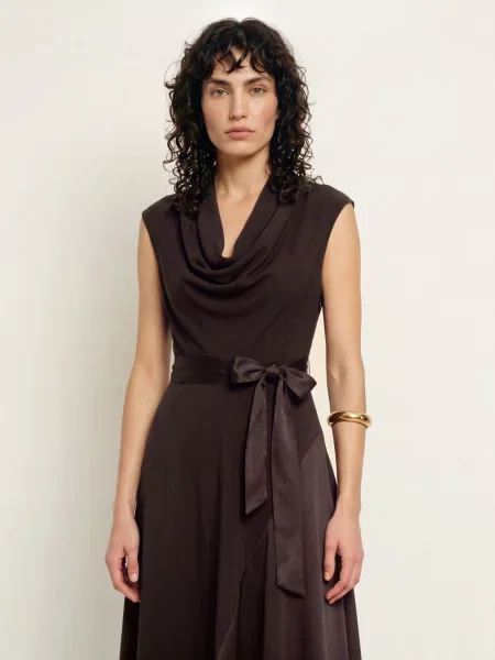 Reiss Sukienka Justine rot