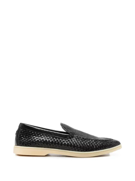 Pantofi loafer Henderson Baracco din piele negru