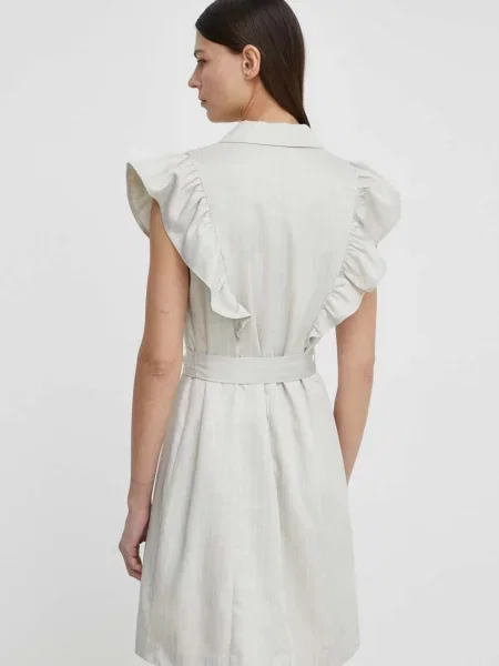 Šaty Bruuns Bazaar PinBBMikala dress mini šedá