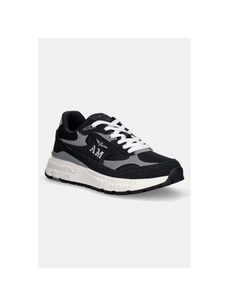Sneakersy Aeronautica Militare szare