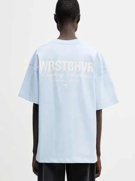 WRSTBHVR Studio t-shirt Γυναικείο μπλε