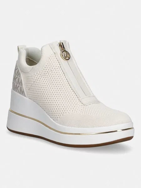 MICHAEL Michael Kors sneakers Emmy Wedge Zip Slip On bej