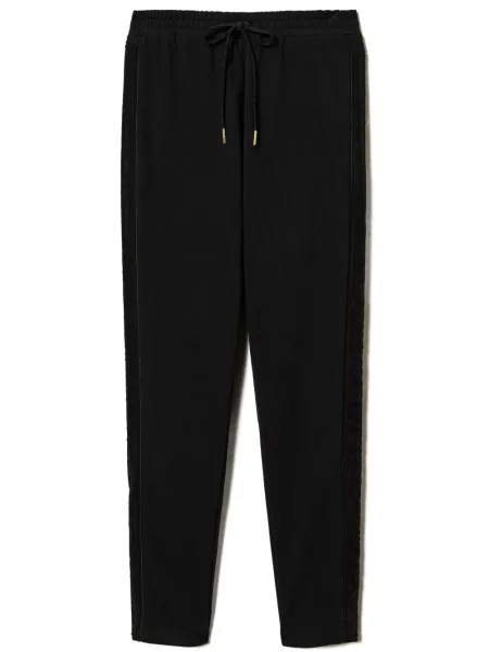 Pantaloni Twinset tricotate negru