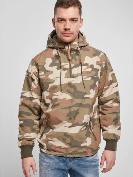Камуфлажна ветровка Brandit кафяво