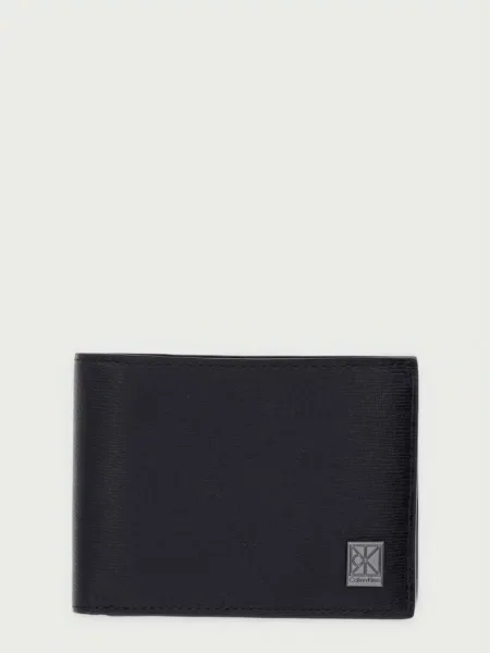 Calvin Klein Peňaženka Emblem Hw Trifold W/ Coin čierna