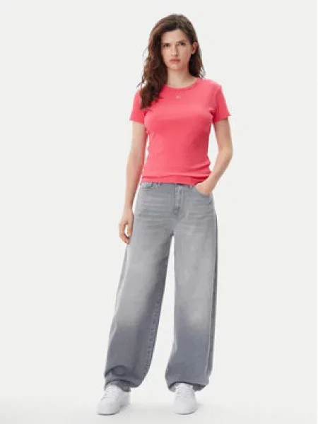 Tričko Tommy Jeans růžové