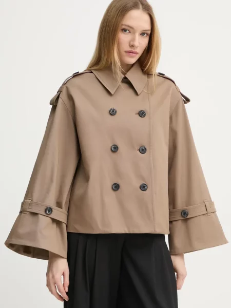 By Malene Birger rövid kabát ALISANDRA női átmeneti oversize barna