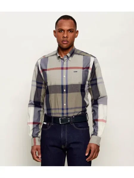 Barbour Cămașă Harris | Tailored slim albastru