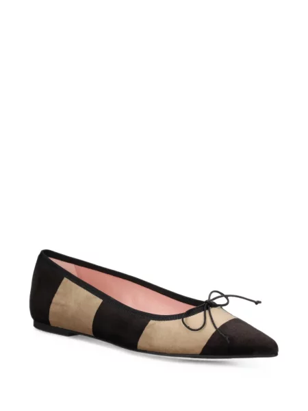 Balerini Pretty Ballerinas cu dungi negru
