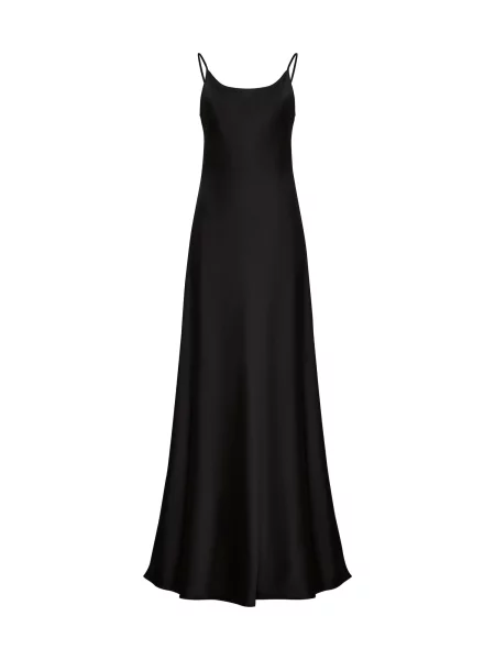 Serena Silueta Šaty Maxi satin slip dress Serene'' čierna