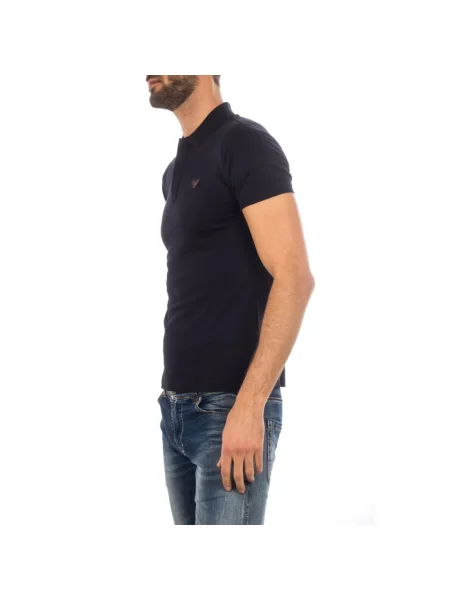 Koszulka polo Armani Jeans niebieska