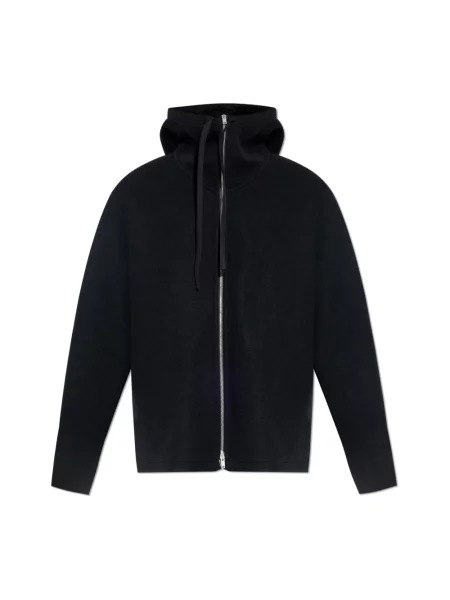 Kurtka Jil Sander wełniana czarna