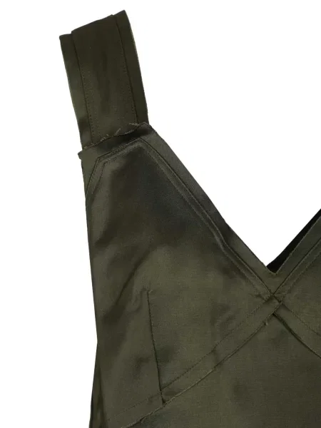 Rochie lejeră Toteme cu decolteu în V verde