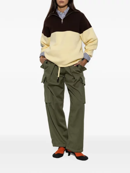 Cu centură pantaloni cargo Loewe verde