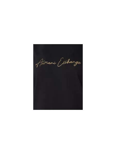Armani Exchange T-shirt Casual Fit crna