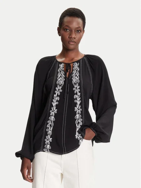 Desigual Блуза Tallo черен