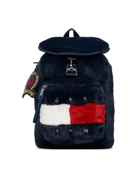 Tommy Jeans Nahrbtnik Tjw Archive Fur Backpack Mornarsko modra