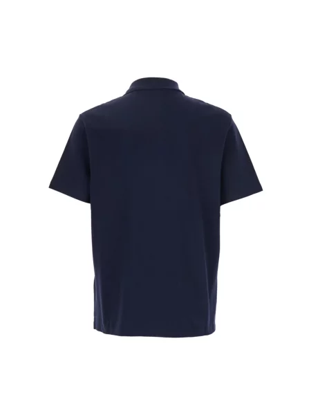 Koszulka polo A.p.c. z logo niebieska