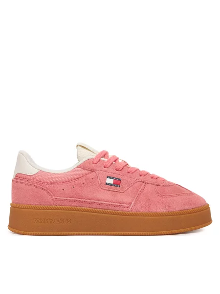 Αθλητικά Tommy Jeans The Greenwich Edge Max Suede ροζ